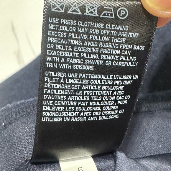 NWOT Uniqlo Women’s Navy Blue A Line Flare Wool Blend Fully Line Skirt Small - Picture 5 of 7